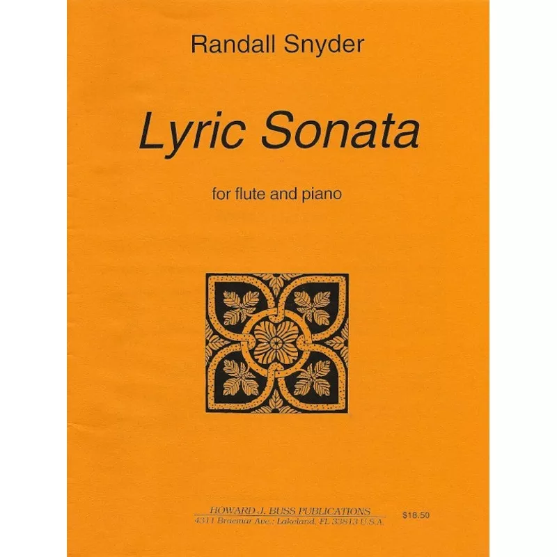 snyder-r-lyric-sonata Snyder, R :: Lyric Sonata