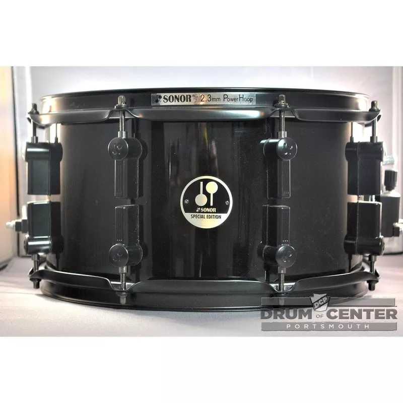 sonor-black-mamba-maple-snare-drum-13-7-black-gloss Sonor Black Mamba Maple Snare Drum 13×7 Black Gloss