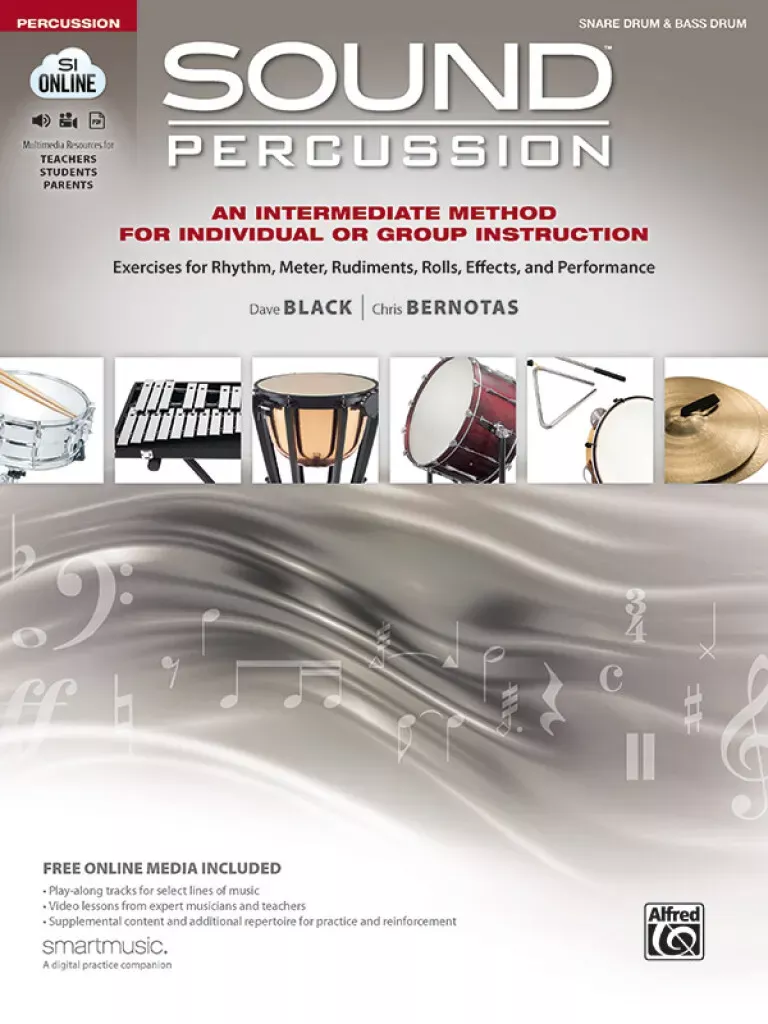 sound-percussion-intermediate-method-individual-or-group-instruction-snare-bass- Sound Percussion: An Intermediate Method for Individual or Group Instruction for Snare/Bass Drum