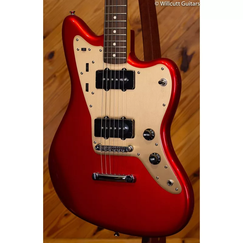 Squier Deluxe Jazzmaster Candy Apple Red