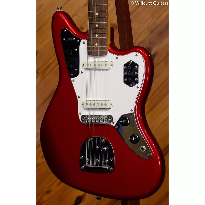 Squier Vintage Modified Jaguar Candy Apple Red Rosewood DEMO