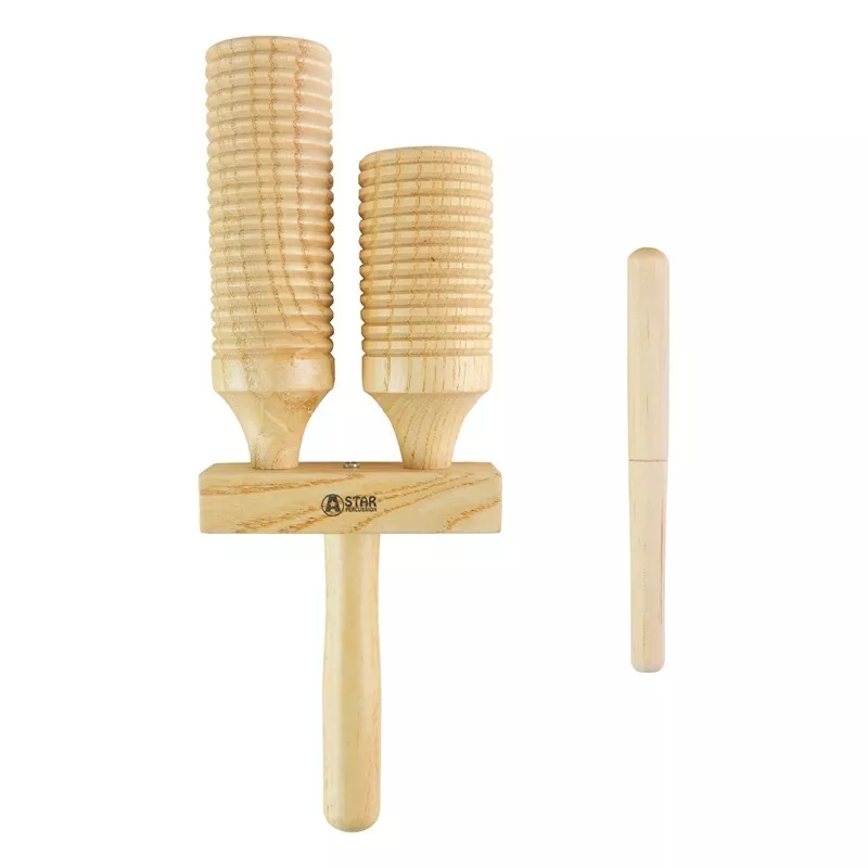 star-double-wooden-agogo A-Star Double Wooden Agogo