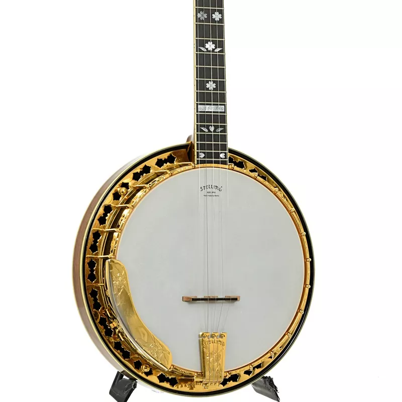 stelling-virginian-custom-resonator-banjo-1987 Stelling Virginian Custom Resonator Banjo (1987)
