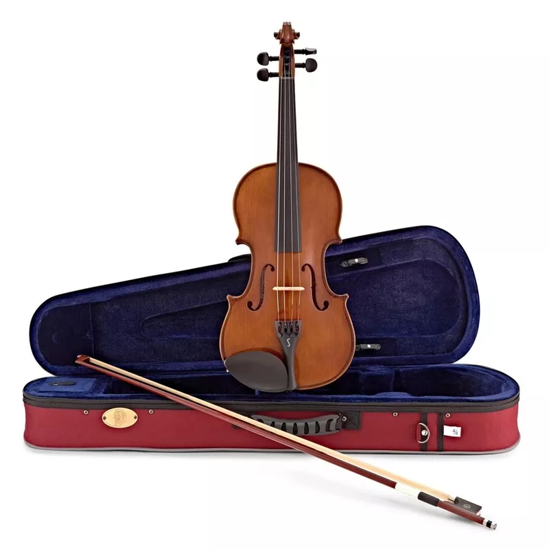 stentor-4-string-violin-brown-red-1500-4-4 Stentor, 4-String Violin, Brown,Red (1500 4/4)