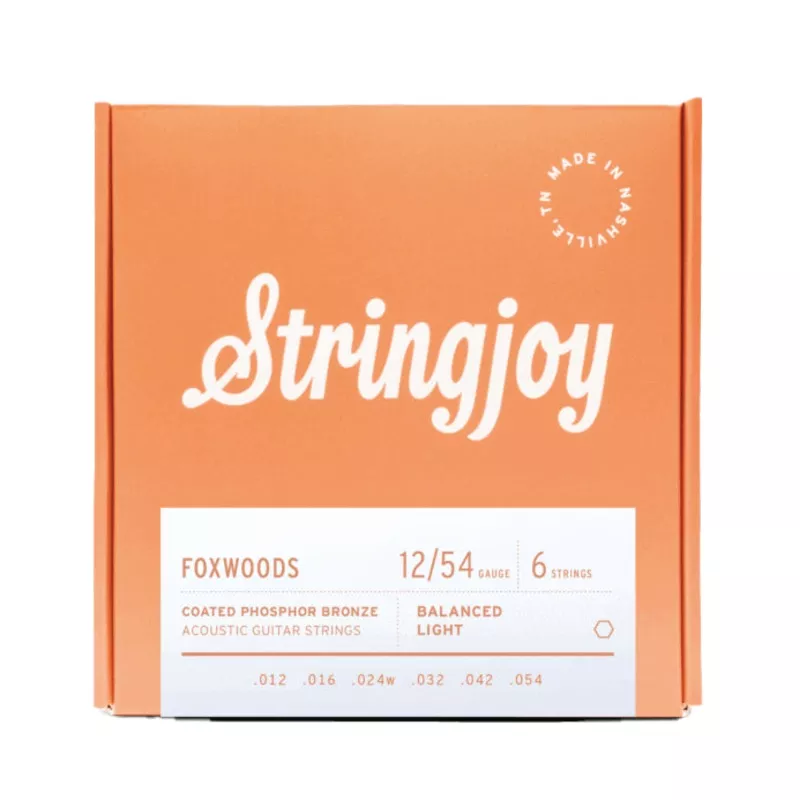 stringjoy-foxwoods-enamel-coated-phosphor-bronze-balanced-light-gauge-acoustic-g Stringjoy Foxwoods Enamel Coated Phosphor Bronze Balanced Light Gauge Acoustic Guitar Strings
