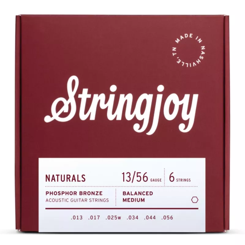 stringjoy-naturals-medium-gauge-13-56-phosphor-bronze-acoustic-guitar-strings Stringjoy Naturals | Medium Gauge (13-56) Phosphor Bronze Acoustic Guitar Strings