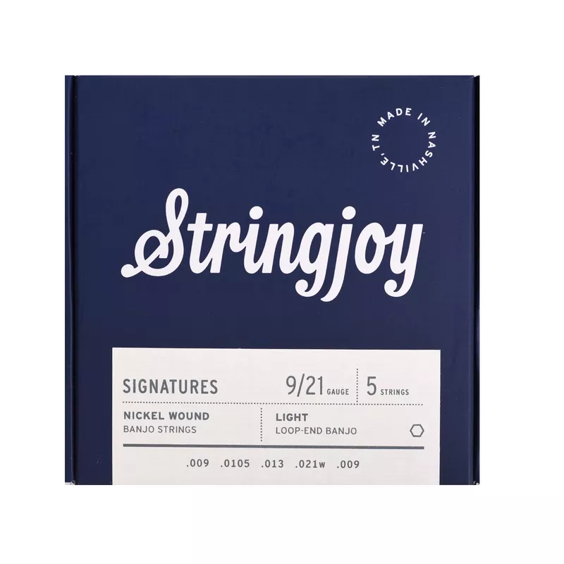 stringjoy-signatures-light-gauge-9-21-5-string-nickel-wound-banjo-strings Stringjoy Signatures Light Gauge 9-21 5-String Nickel Wound Banjo Strings