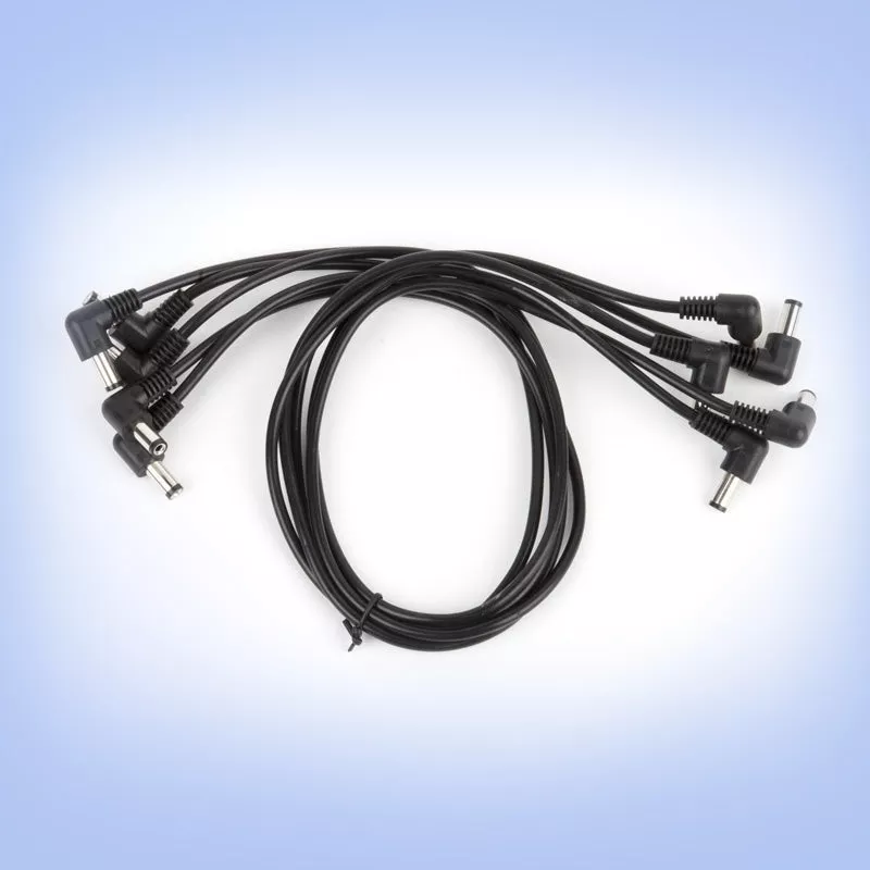 STRYMON DC POWER CABLES RIGHT TO RIGHT ANGLE 36″ – 5 PACK