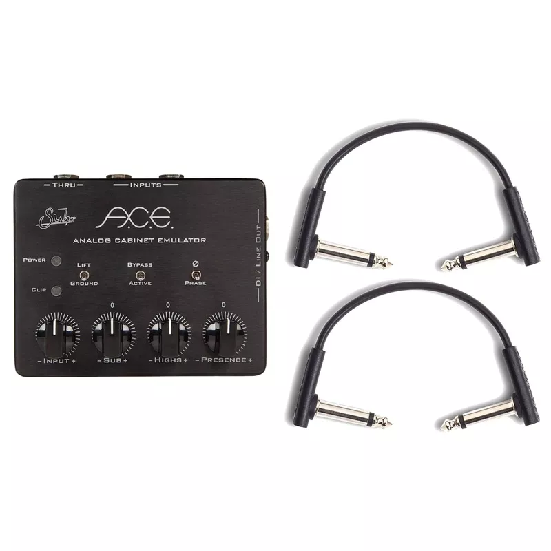 Suhr A.C.E Analog Cabinet Emulator w/RockBoard Flat Patch Cables Bundle