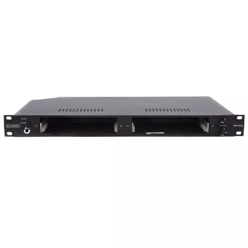 synergy-syn-2-rack-mount-preamp-w-slots-two-modules-1-12ax7-effects-loop-record- Synergy SYN-2 Rack Mount Preamp w/Slots for Two Modules, (1) 12AX7, Effects Loop, Record Out, MIDI