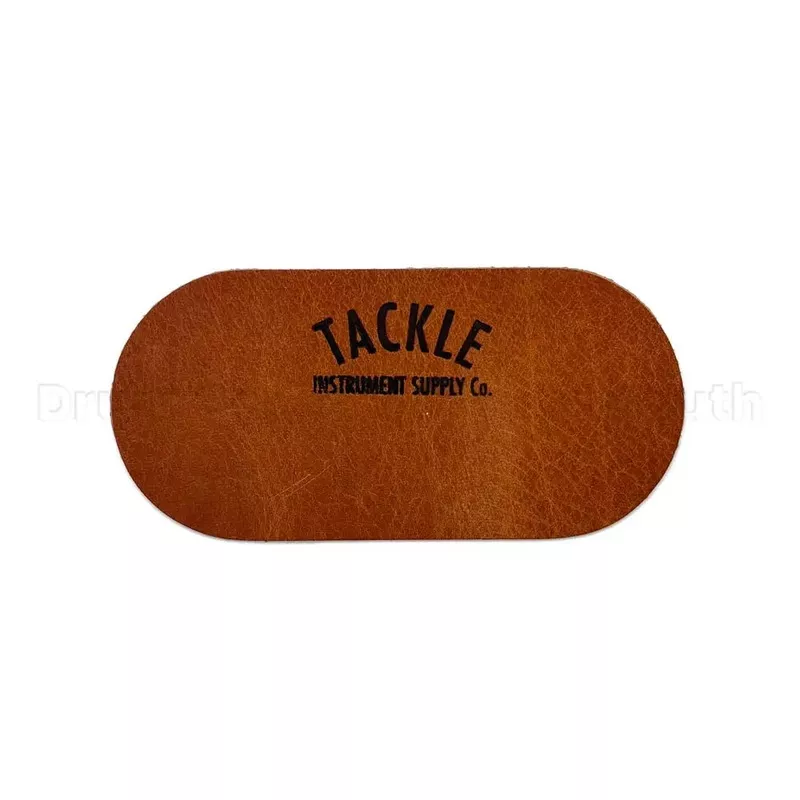 tackle-instrument-supply-leather-double-kick-pad-saddle-tan Tackle Instrument Supply Leather Double Kick Pad, Saddle Tan