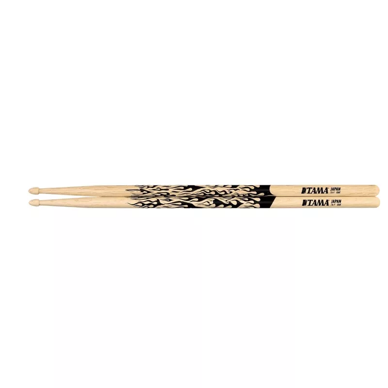 tama-design-oak-drum-sticks-7a-rhythmic-fire Tama Design Oak Drum Sticks 7A Rhythmic Fire