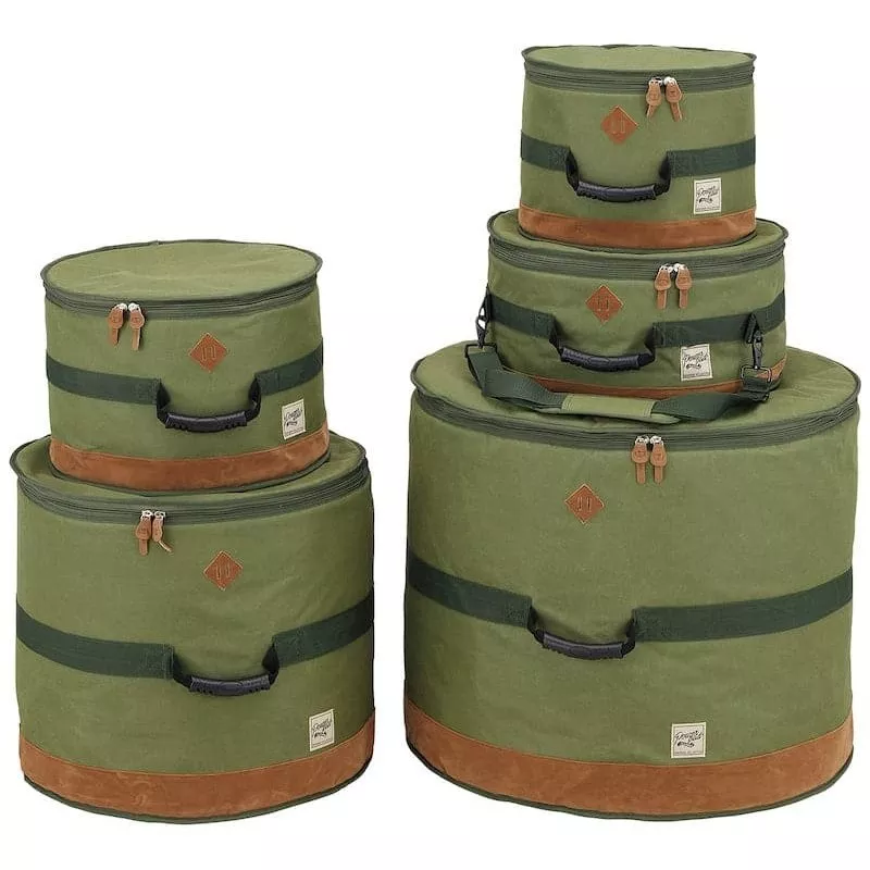 Tama Powerpad Designer Collection 5pc Drum Bag Set Moss Green