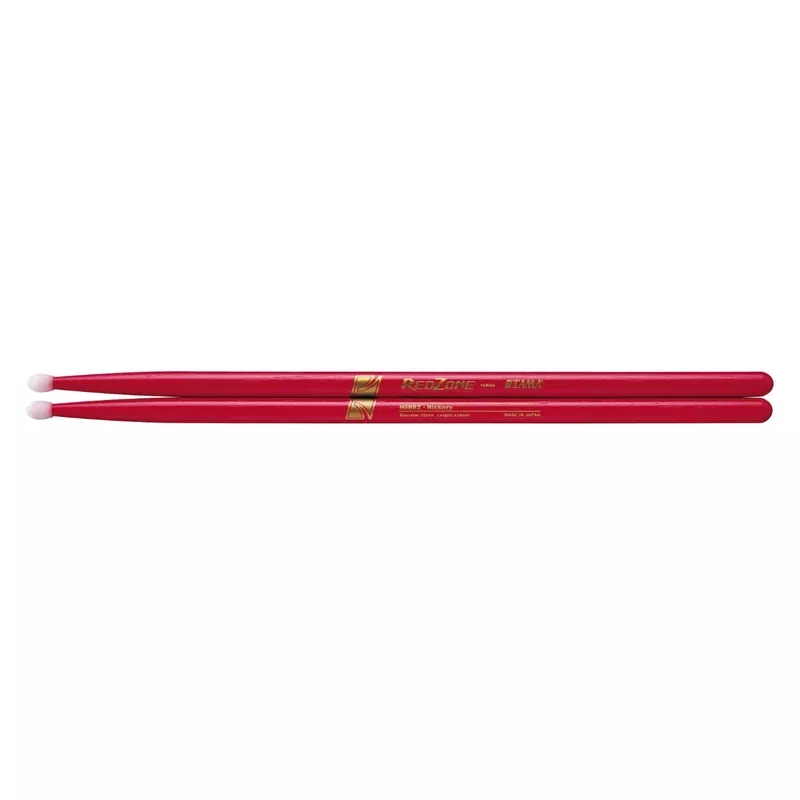 tama-redzone-series-hickory-drum-sticks-long-5b-nylon-tip Tama RedZone Series Hickory Drum Sticks Long 5B Nylon Tip