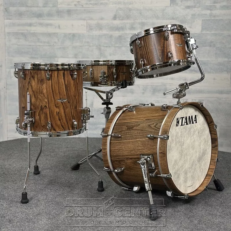 tama-star-walnut-4pc-bop-drum-set-roasted-japanese-chestnut Tama Star Walnut 4pc Bop Drum Set Roasted Japanese Chestnut