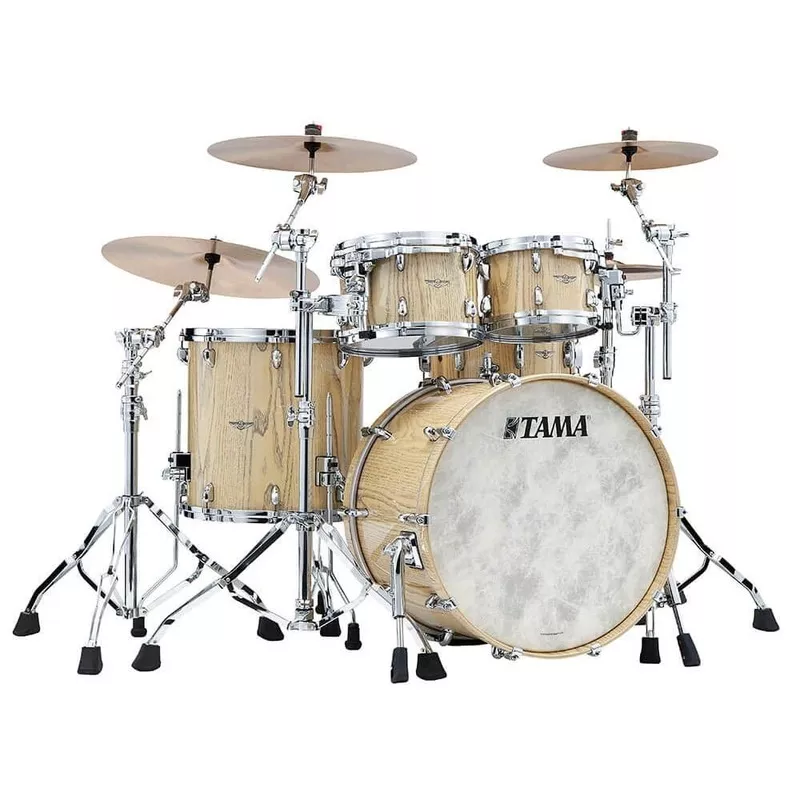 tama-star-walnut-4pc-drum-set-antique-white-japanese-chestnut Tama Star Walnut 4pc Drum Set Antique White Japanese Chestnut