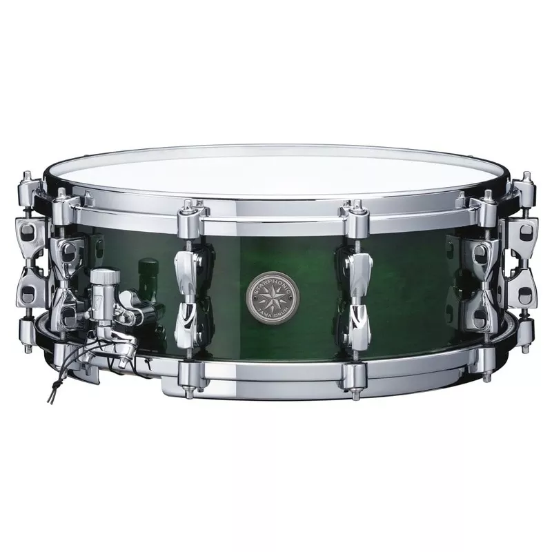 Tama Starphonic Maple Limited Edition Snare Drum 14×5 Emerald Figured Maple