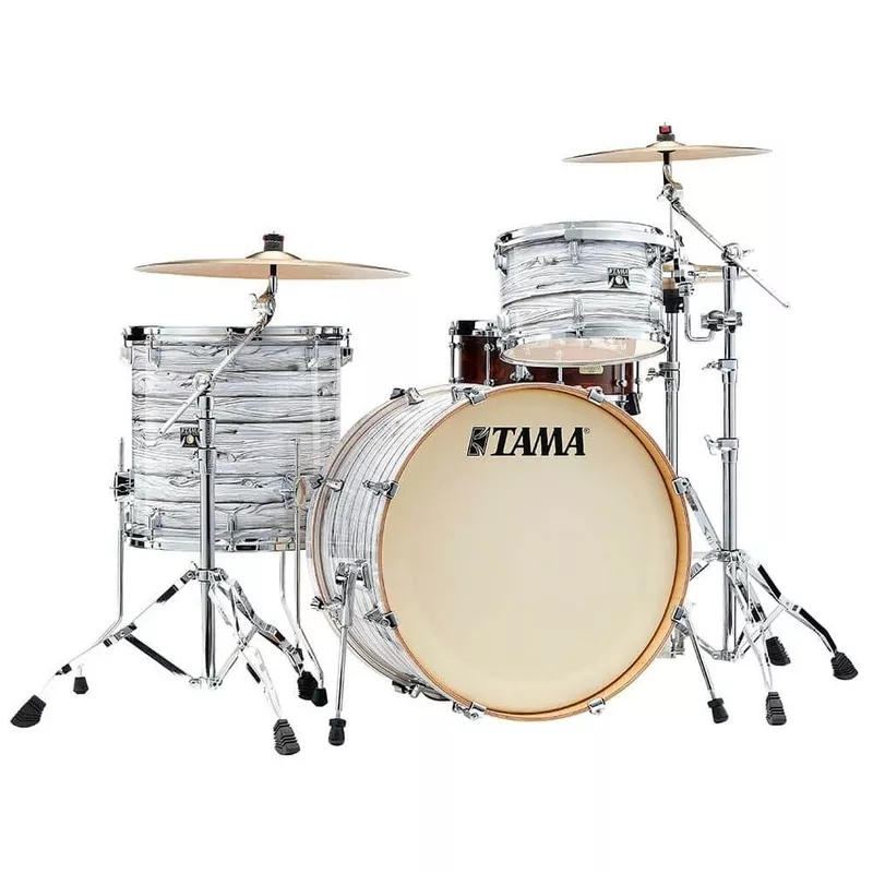 tama-superstar-classic-3pc-drum-set-ice-ash-wrap Tama Superstar Classic 3pc Drum Set Ice Ash Wrap