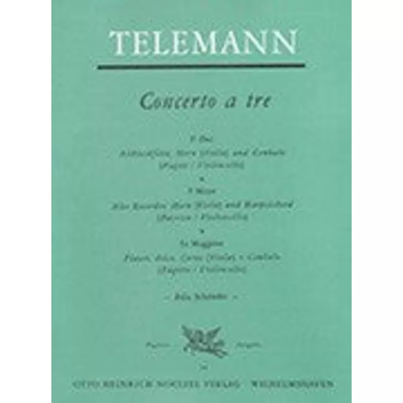 Telemann, GP :: Concerto a tre in F