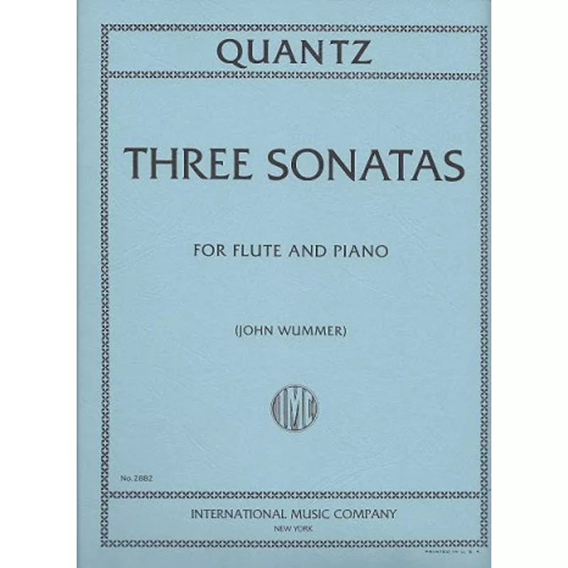 Three Sonatas: A minor, D Major, D Major (Flute and Piano)
