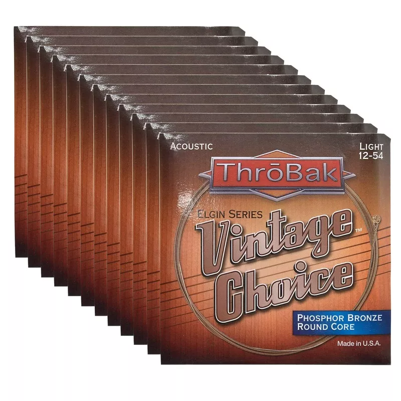 throbak-round-wound-phosphor-bronze-round-core-light-acoustic-string-set-12-54-1 ThroBak Round Wound Phosphor Bronze Round Core Light Acoustic String Set (12-54) 12 Pack Bundle