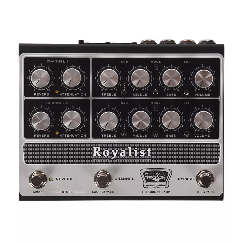 tone-king-royalist-tri-tube-preamp-pedal Tone King Royalist Tri-Tube Preamp Pedal