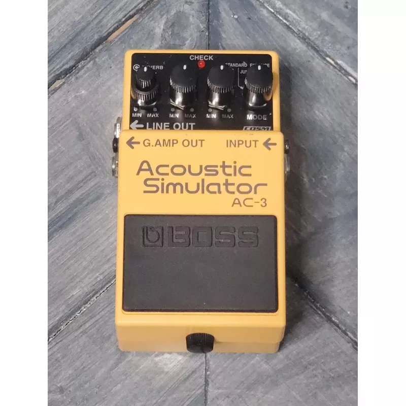 used-boss-ac-3-acoustic-simulator-effect-pedal Used Boss AC-3 Acoustic Simulator Effect Pedal