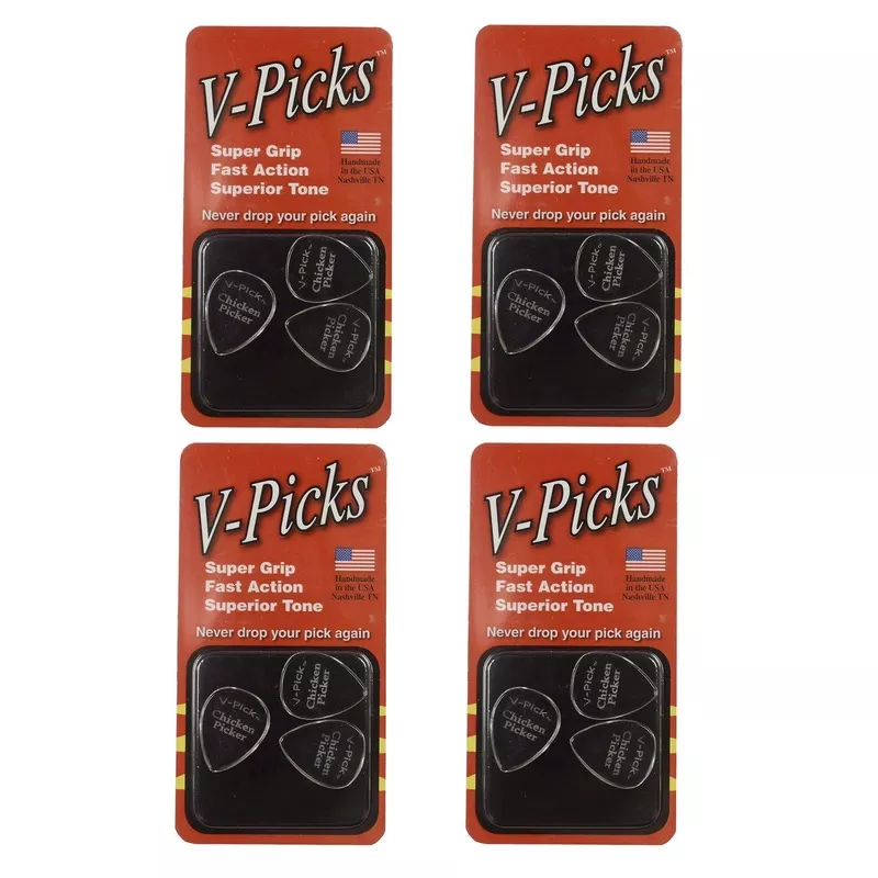 v-pick-chicken-picker-1-5mm-picks-4-pack-12-bundle V-Pick Chicken Picker 1.5mm Picks 4 Pack (12) Bundle