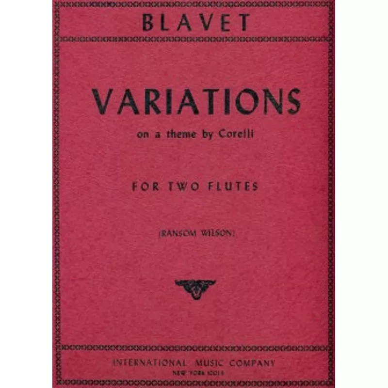 Variations on a Theme by Corelli (Two Flutes)