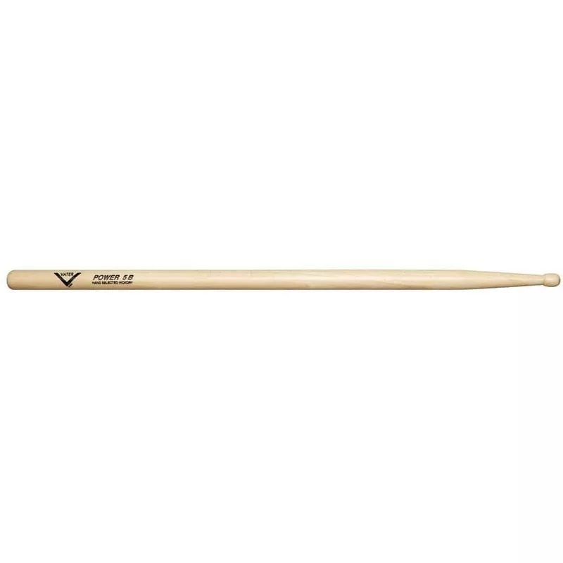 Vater Hickory Power 5B Wood Tip Drum Sticks