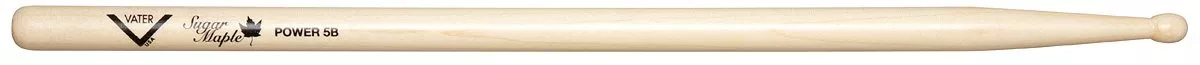 vater-vsmp5bw-power-5b-maple-wood-tip-drum-sticks VATER VSMP5BW POWER 5B MAPLE WOOD TIP DRUM STICKS