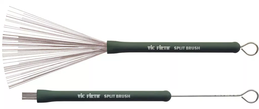 vic-firth-sb-split-brush-retractable-wire-brushes Vic Firth SB Split Brush Retractable Wire Brushes