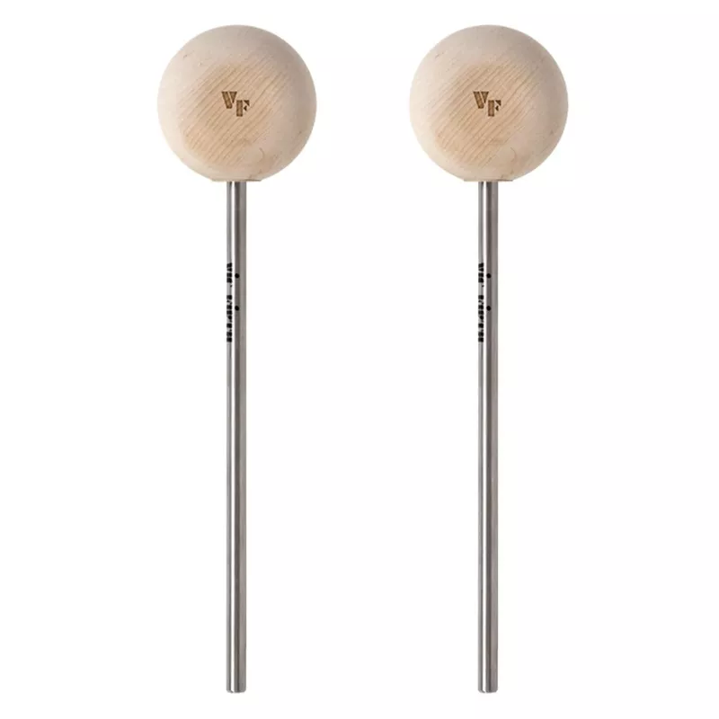 Vic Firth VicKick Bass Drum Beater Wood (2 Pack Bundle)