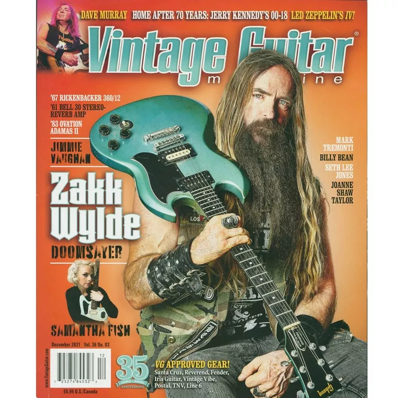 vintage-guitar-magazine-december-2021 Vintage Guitar Magazine – December 2021