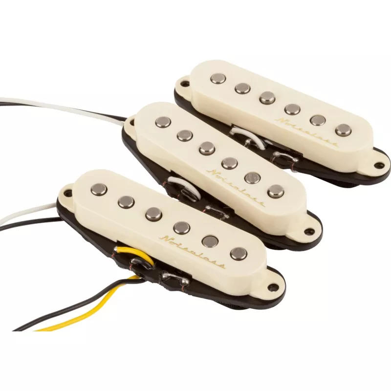 vintage-noiseless-strat-pickup-set-aged-white Vintage Noiseless Strat Pickup Set Aged White