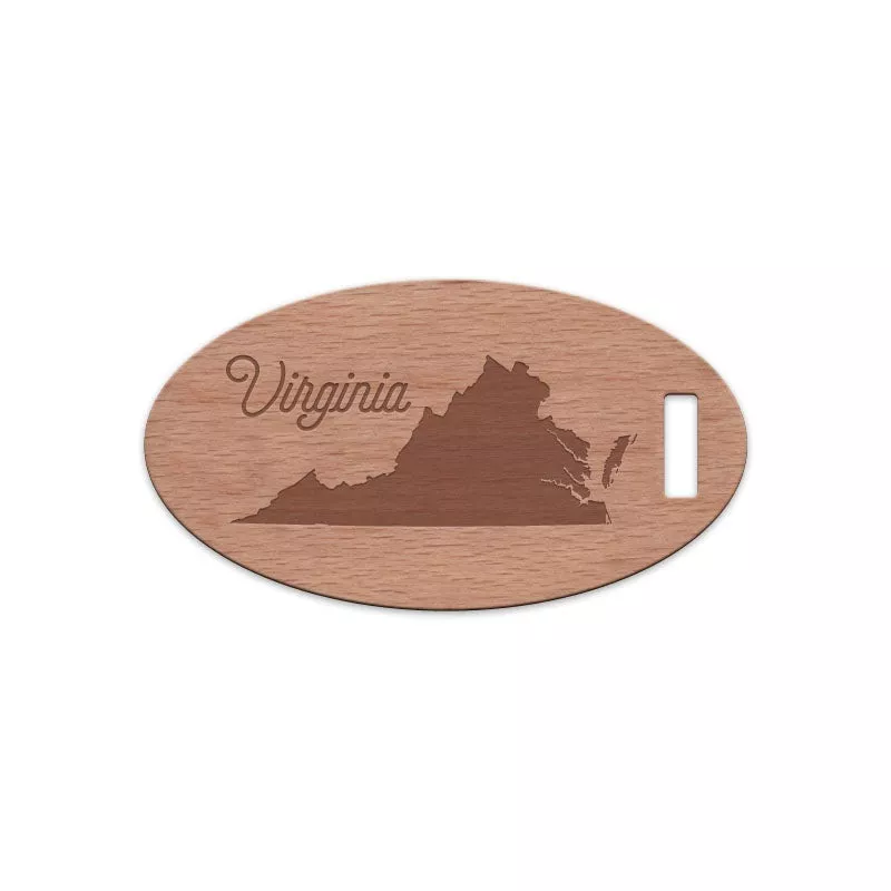 virginia-w-name-wooden-oval-tag Virginia w/ Name Wooden Oval Tag