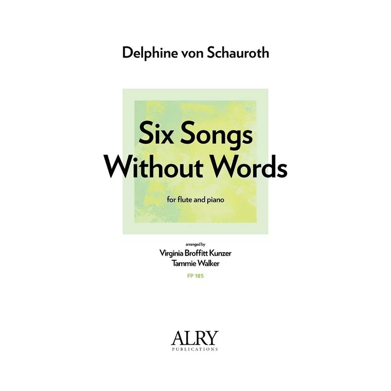 von-schauroth-d-six-songs-without-words von Schauroth, D :: Six Songs without Words