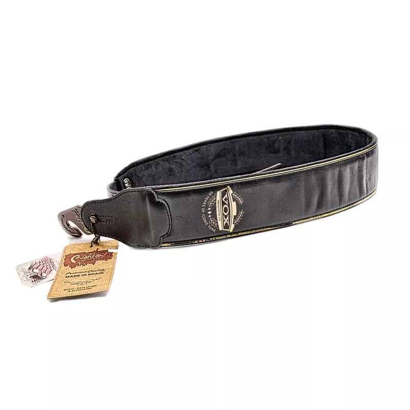 vox-60th-anniversary-guitar-strap-black Vox 60th Anniversary Guitar Strap Black