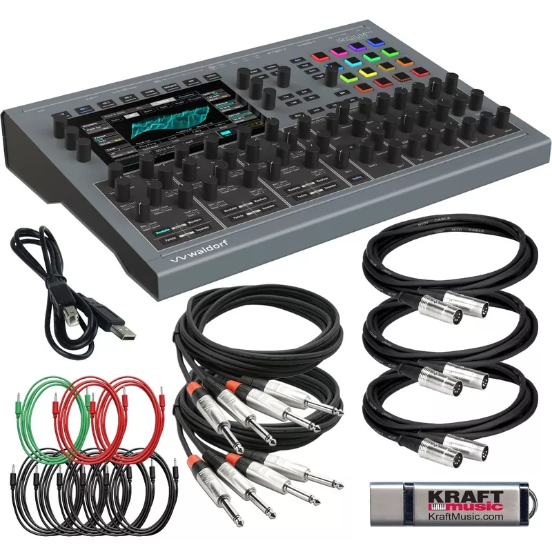 Waldorf Iridium MK2 Digital Polyphonic Desktop Synthesizer CABLE KIT