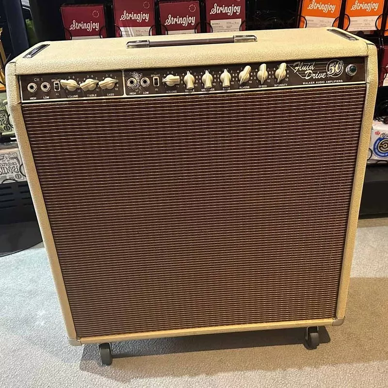 walker-audio-amplifiers-fluid-drive-50-rare-boutique-guitar-tube-amp-w-cover-pre Walker Audio Amplifiers Fluid Drive 50 Rare Boutique Guitar Tube Amp w/ Cover (Pre-Owned)