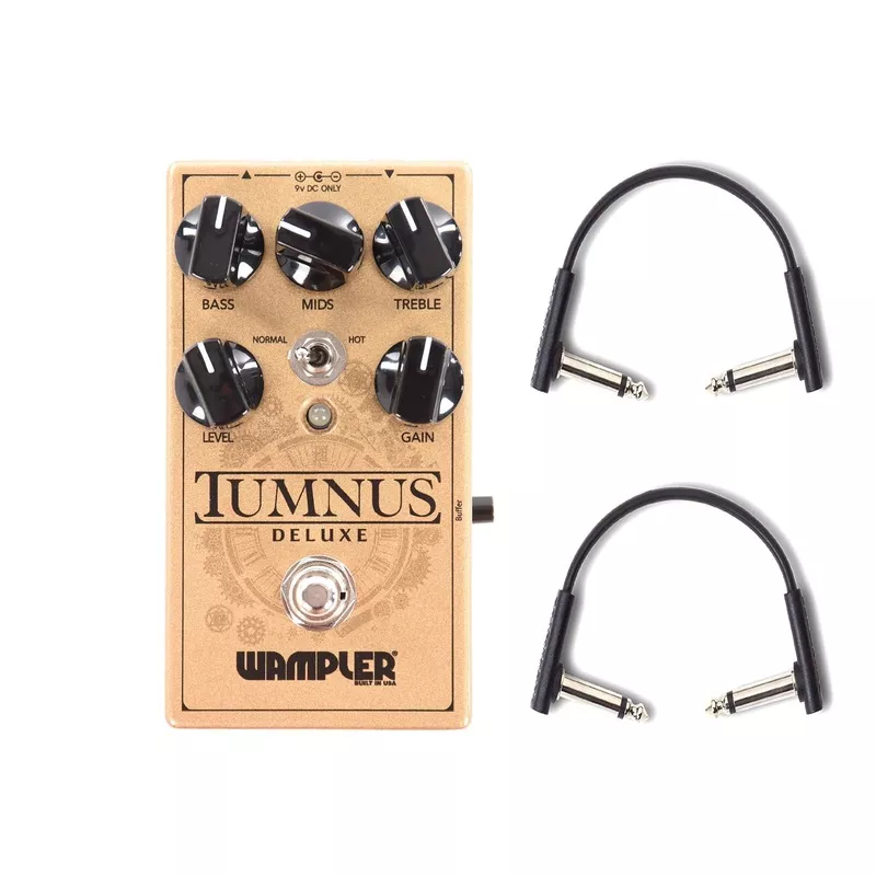 wampler-tumnus-deluxe-overdrive-pedal-v2-w-rockboard-flat-patch-cables-bundle Wampler Tumnus Deluxe Overdrive Pedal V2 w/RockBoard Flat Patch Cables Bundle