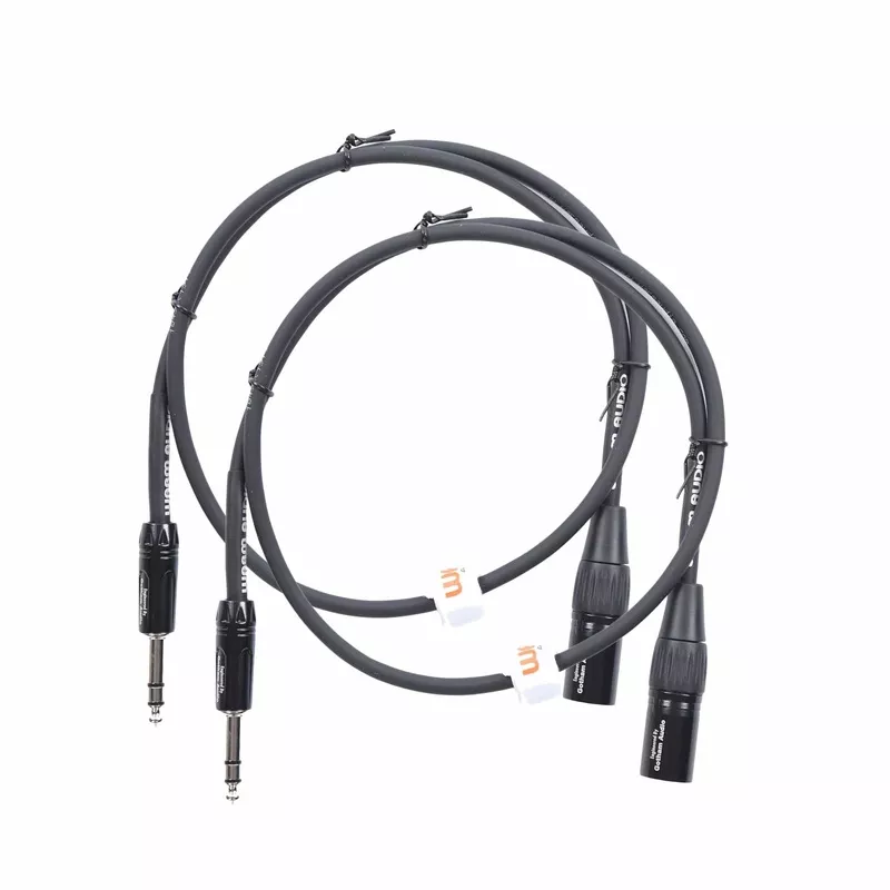 warm-audio-pro-series-xlr-male-to-trs-male-cable-3-2-pack-bundle Warm Audio Pro Series XLR Male to TRS Male Cable 3′ 2 Pack Bundle