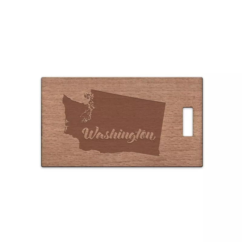 washington-w-name-wooden-rectangle-tag Washington w/ Name Wooden Rectangle Tag