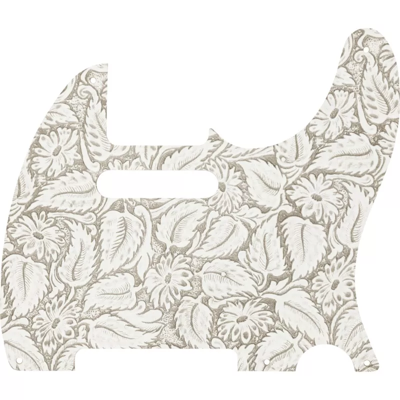 Waylon Jennings Telecaster Pickguard White