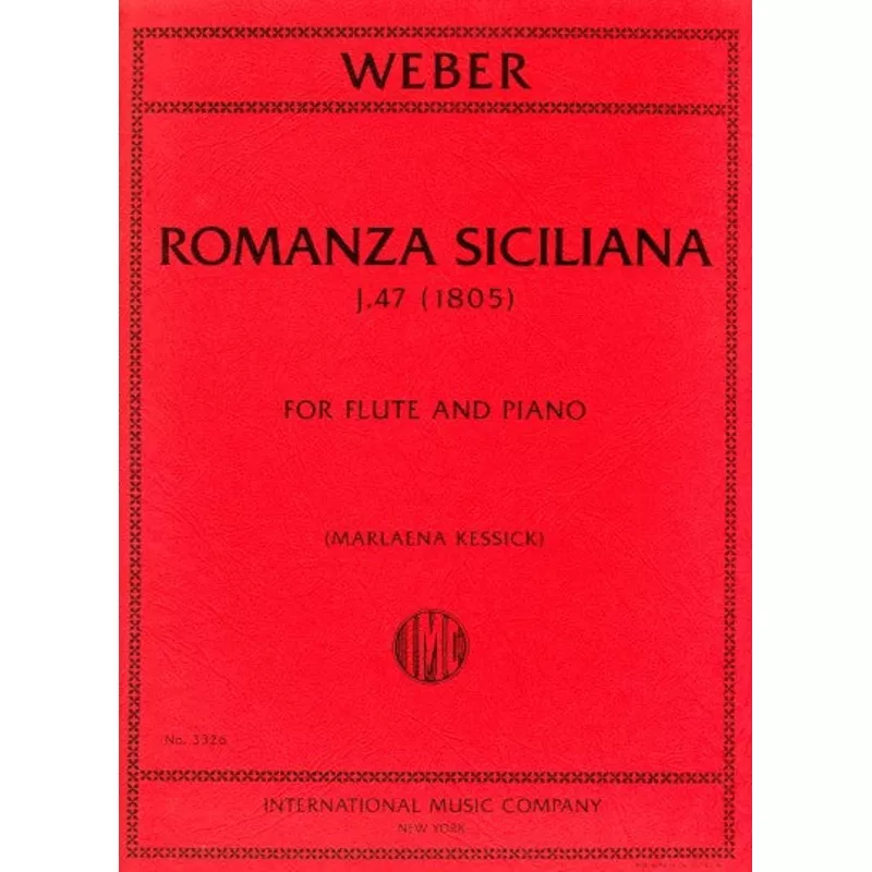weber-cm-romanza-siciliana-j-47-1805 Weber, CM :: Romanza Siciliana J. 47 (1805)