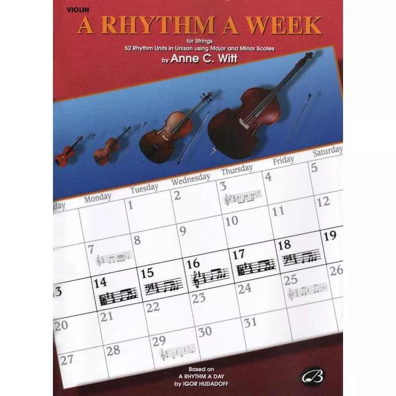 Witt – A Rhythm Week – Violin Published by Alfred Music