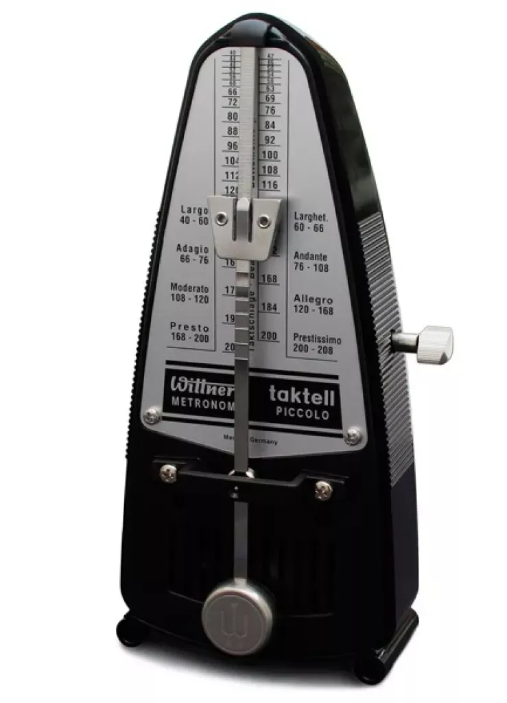 wittner-taktell-836-piccolo-metronome-black Wittner Taktell 836 Piccolo Metronome, Black