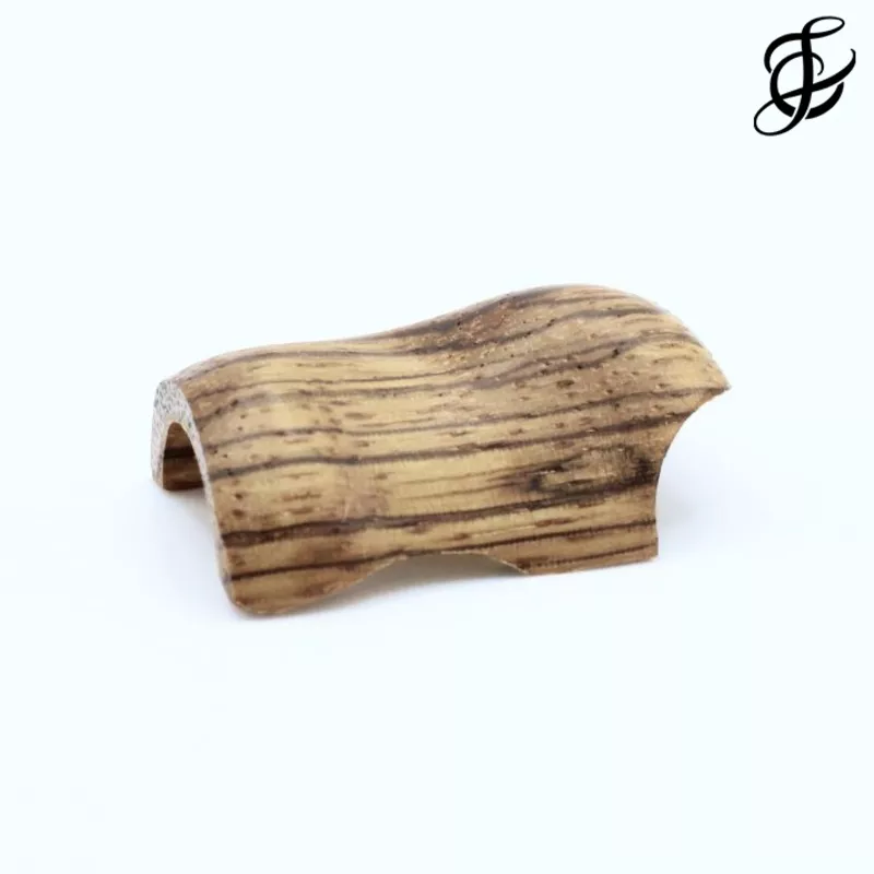 woodify-wave-finger-rest-zebrano Woodify Wave Finger Rest – Zebrano