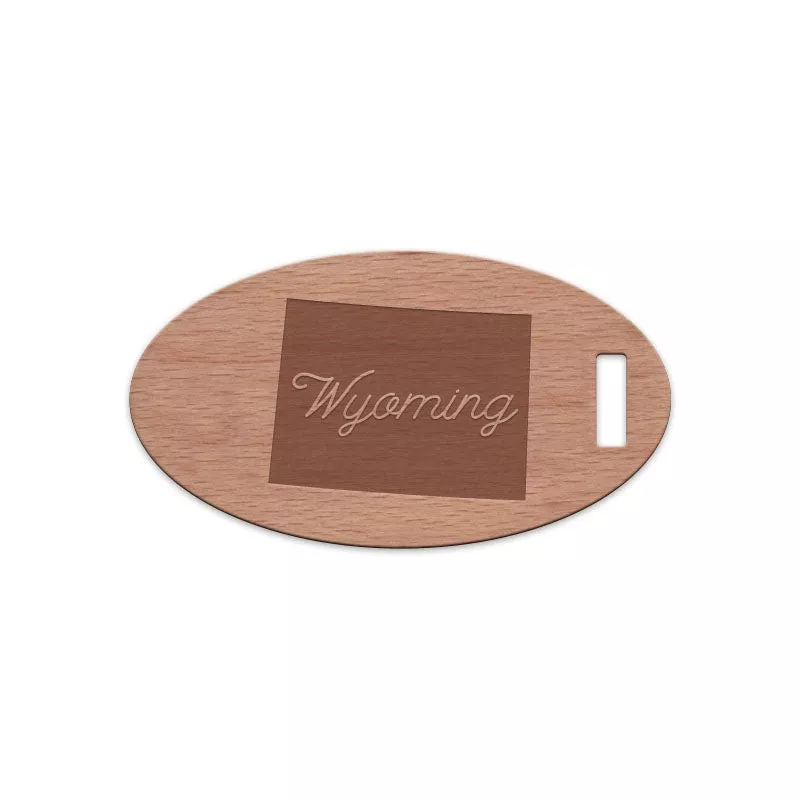 wyoming-w-name-wooden-oval-tag Wyoming w/ Name Wooden Oval Tag