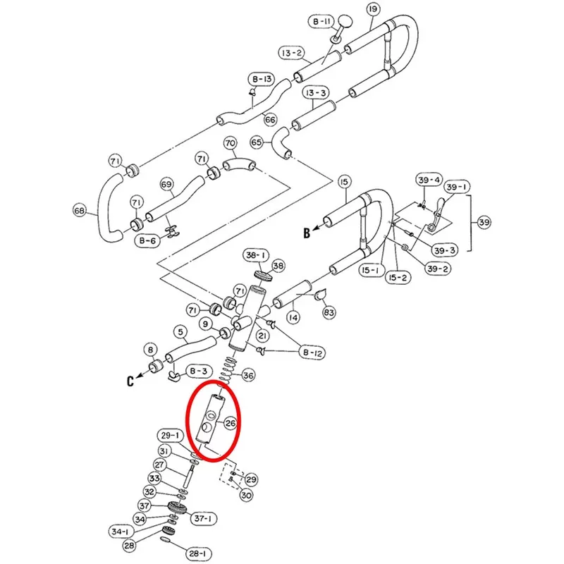 Yamaha Euphonium Piston Number 4 EP621(2)